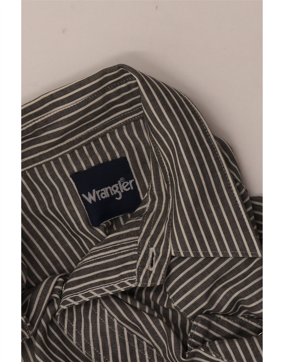Wrangler herreskjorte XL grå nålestribe