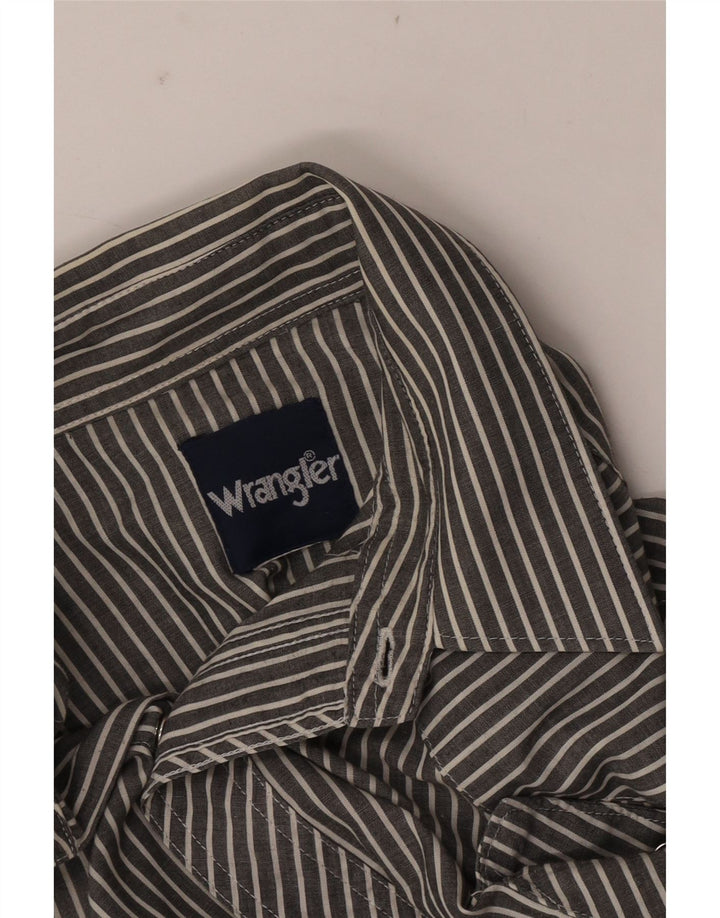 Wrangler herreskjorte XL grå nålestribe