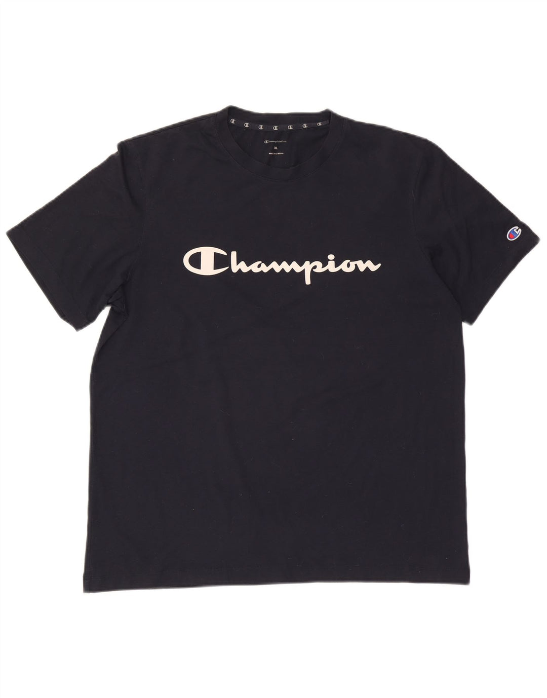 Champion Herre grafisk T-shirt top XL marineblå