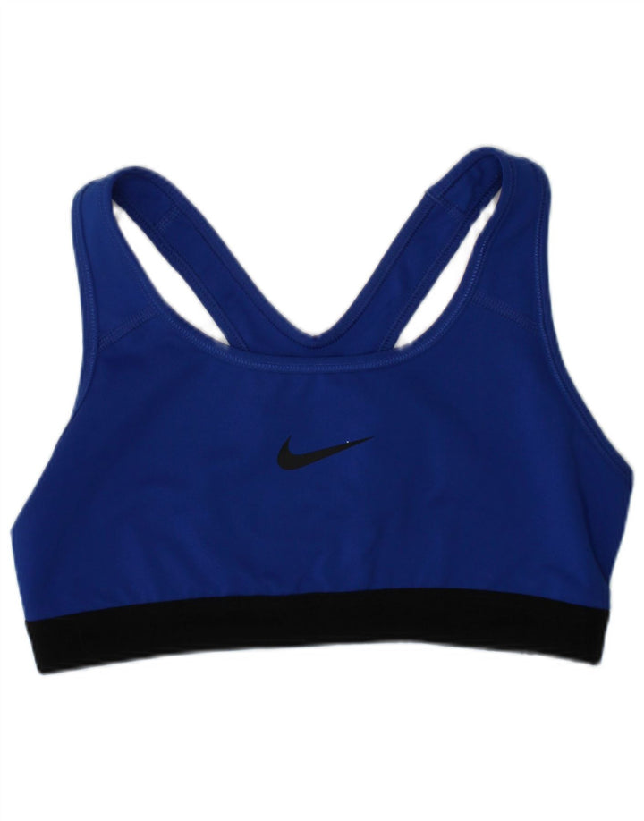 Nike Dame Sport BH Top Lille Blå Polyester Sports
