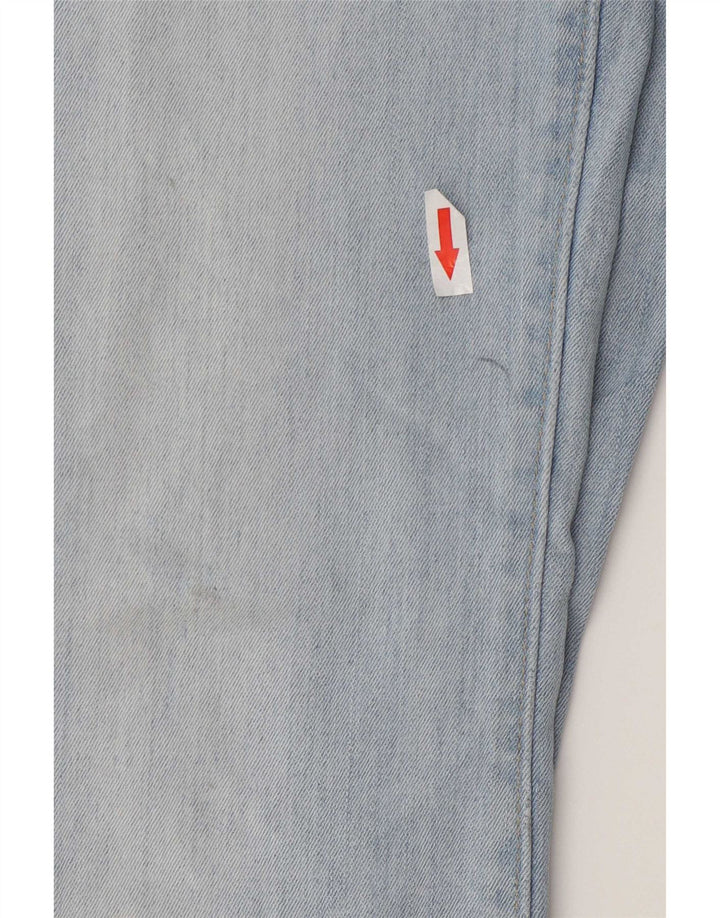 Levi's Womens 715 Distressed Bootcut Jeans W26 L30 Blue Cotton