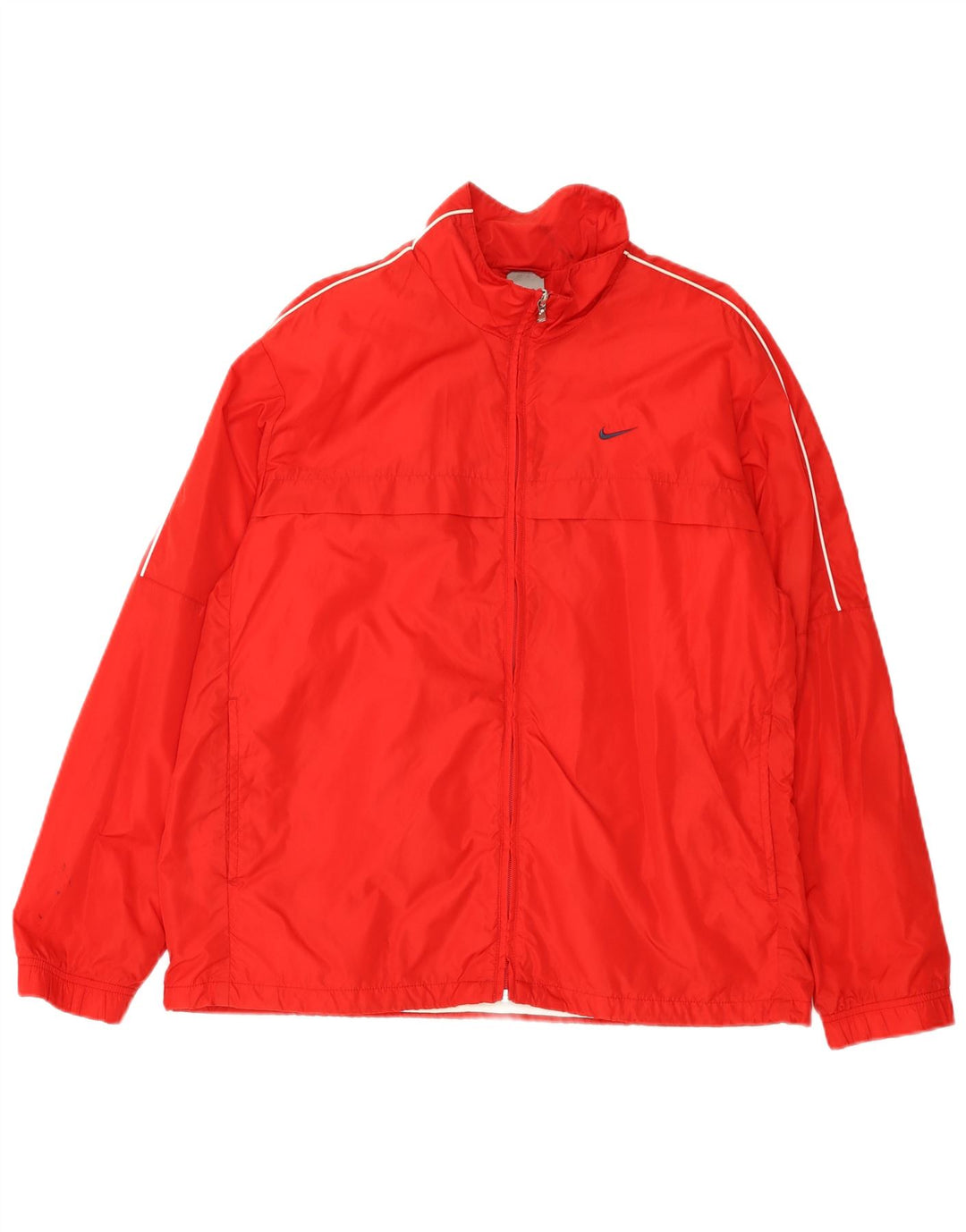 Nike Herre Windbreaker Jacket UK 41/43 Large Red