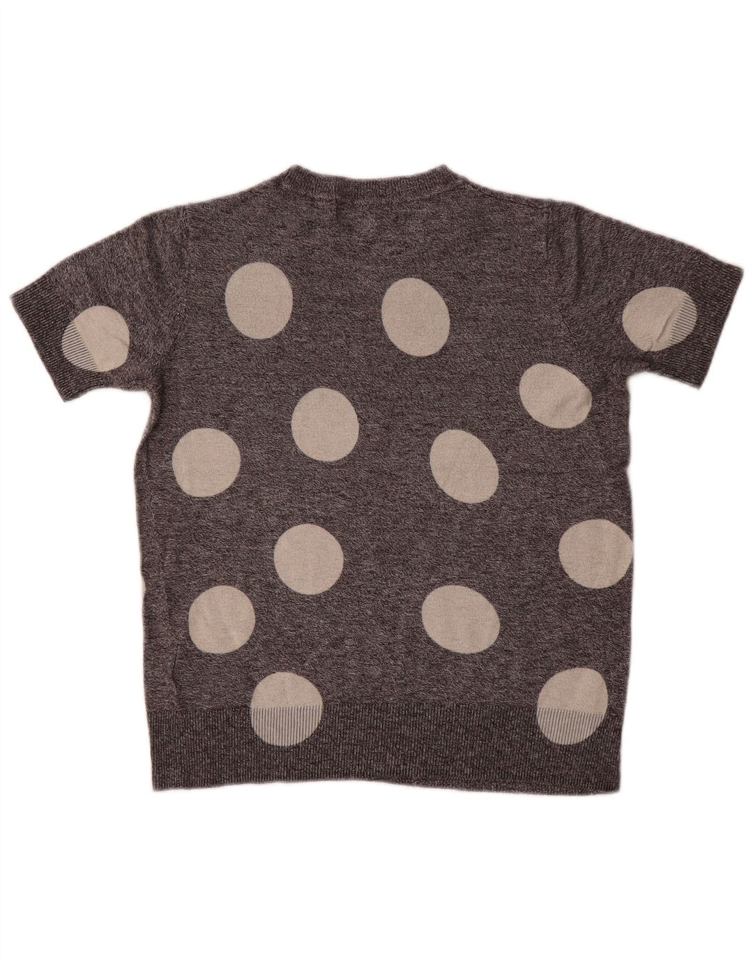 Marks & Spencer Dame sweater med rund hals DK 8 lille grå polka Dot