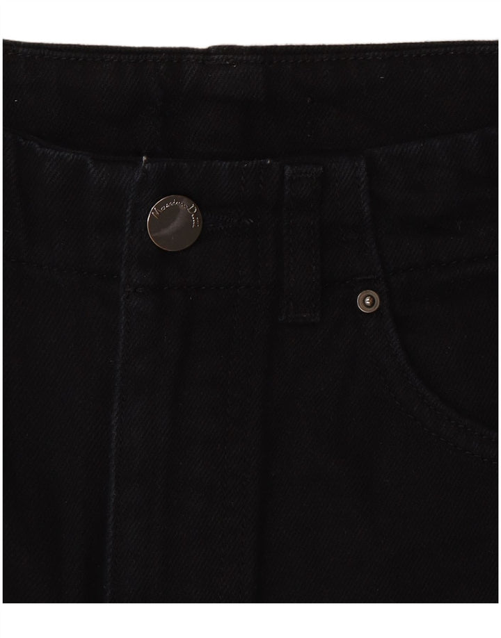 Massimo Dutti Herre High Waist Cropped Jeans W28 L24 Sort