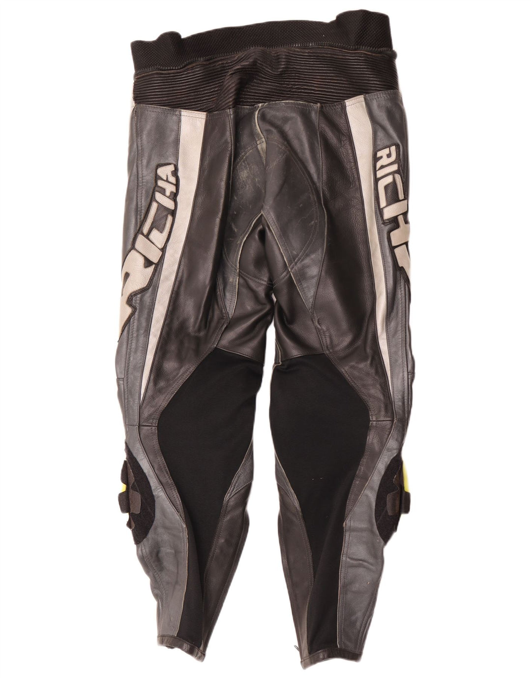Richa Herre Læderbukser EU 52 Large W34 L29 Sort Colourblock