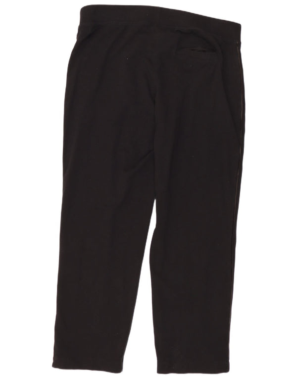 Marks & Spencer Dame Capri Træningsdragt Bukser UK 18 XL Sort Bomuld