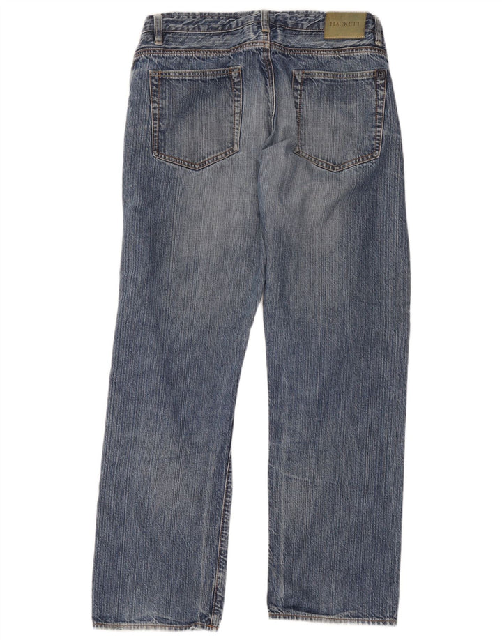 Hackett Straight Jeans til mænd W36 L30 Blå