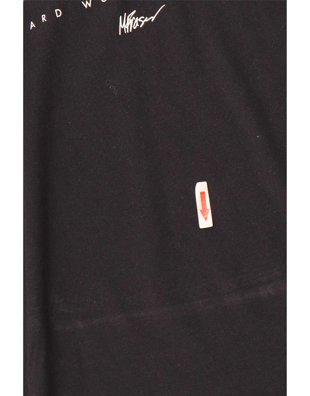 Nike Herre Dri Fit grafisk T-shirt Top Medium Sort Bomuld