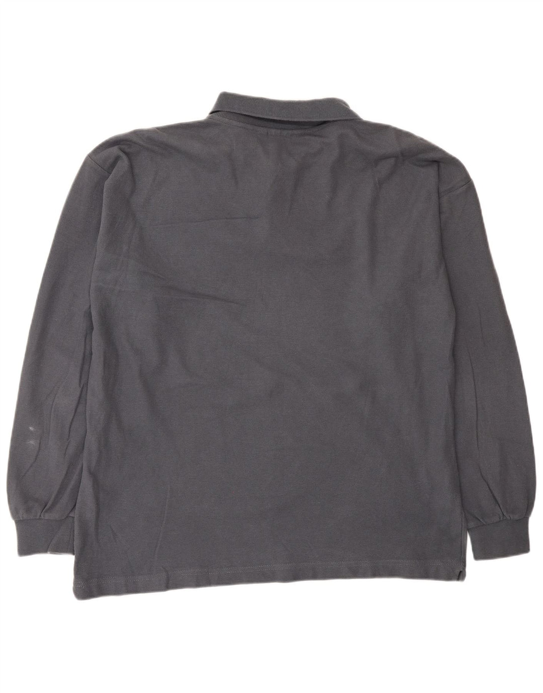 DIADORA Langærmet herre poloshirt IT 48 Mellemgrå bomuld