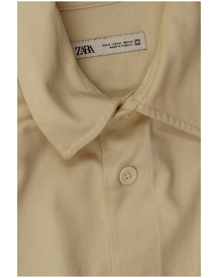 Zara Herreskjorte Medium Beige Bomuld