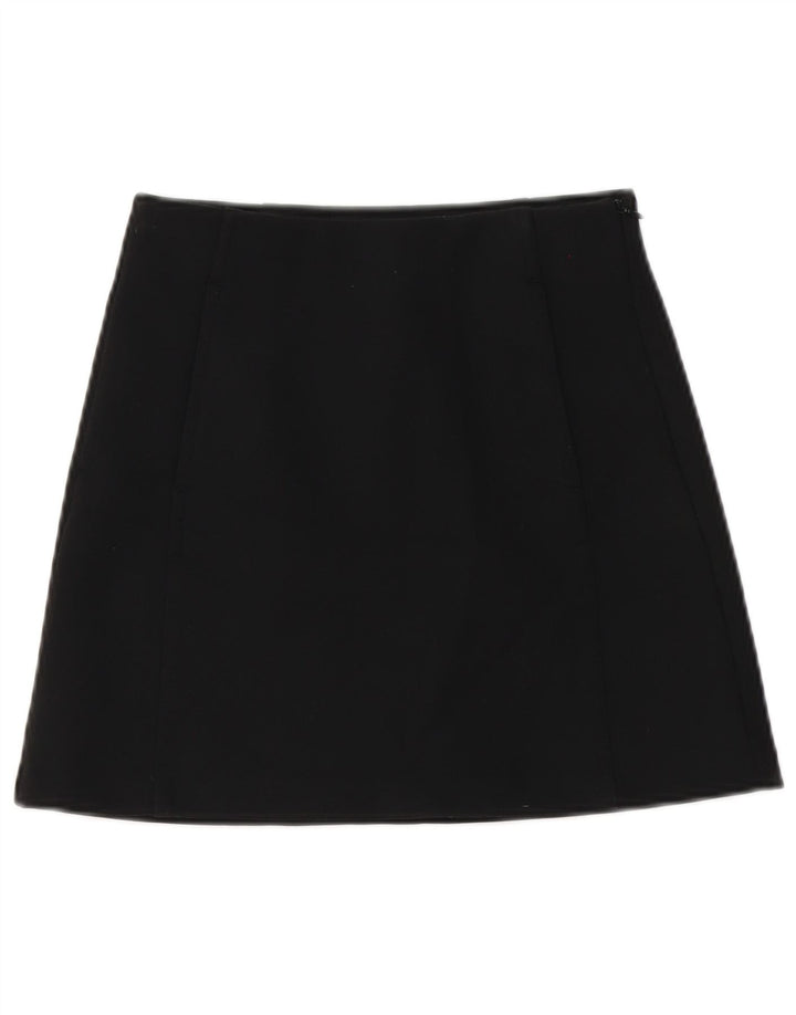 Zara Mini-nederdel til kvinder XS W24 Sort polyester