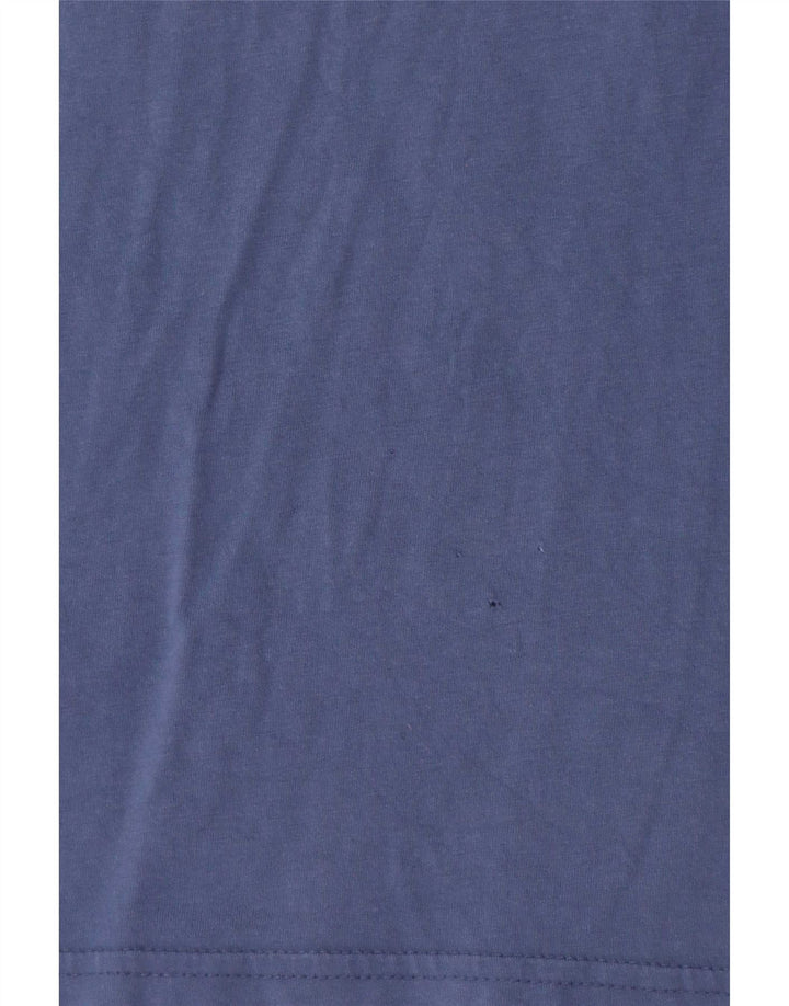 Kappa Herre grafisk T-shirt Top Medium Blue Cotton