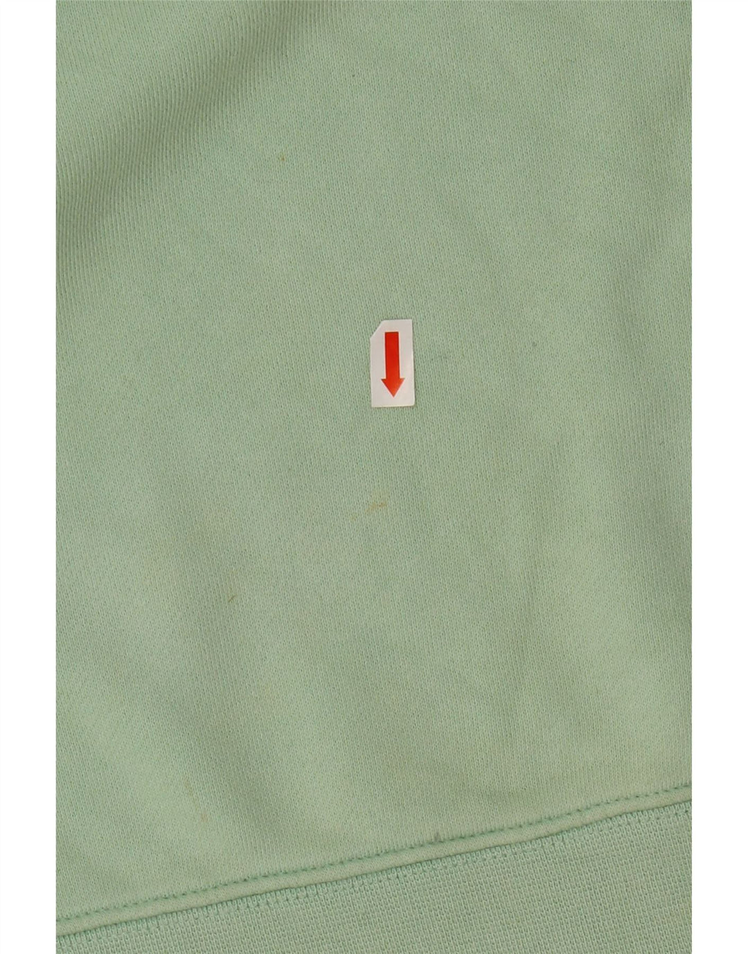 ADIDAS Dame Oversized Crop Hoodie Jumper UK 8 Lille grøn bomuld