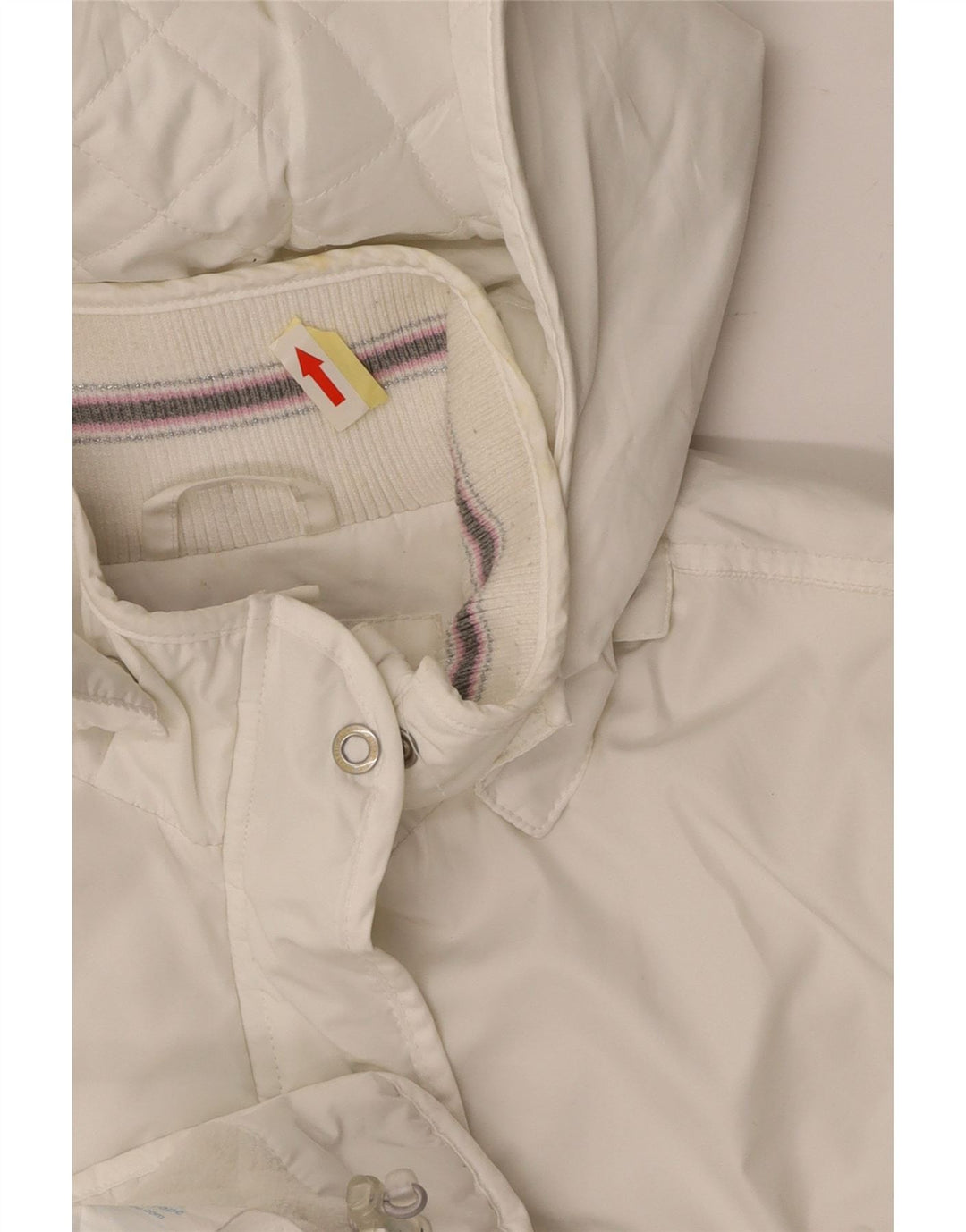 CHAMPION Piger Hættejakke Windbreaker 13-14 år XL Hvid Polyester