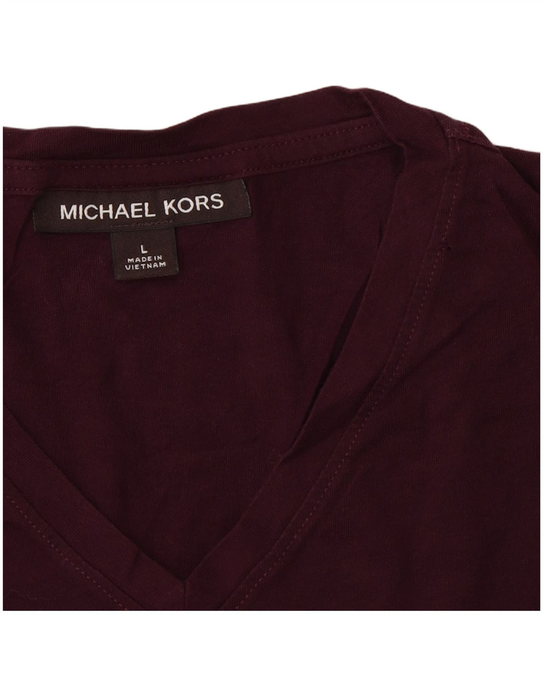 MICHAEL KORS Herre T-Shirt Top Stor Burgundy