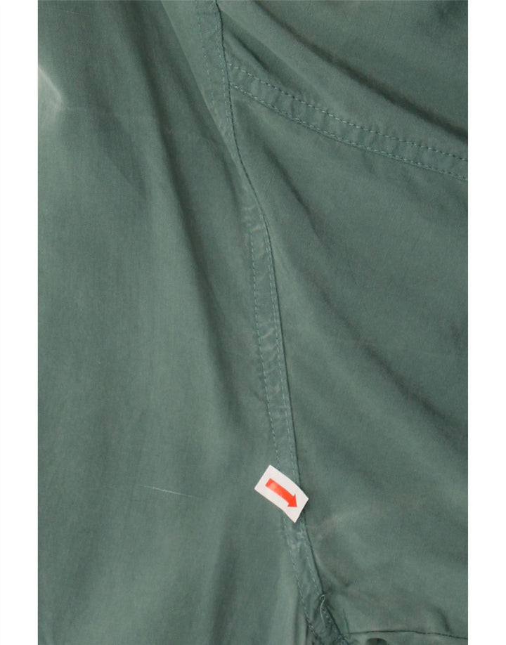 OLIVIA HASSLER Womens Utility Jacket IT 42 Medium Green Vintage Olivia Hassler and Second-Hand Olivia Hassler from Messina Hembry 