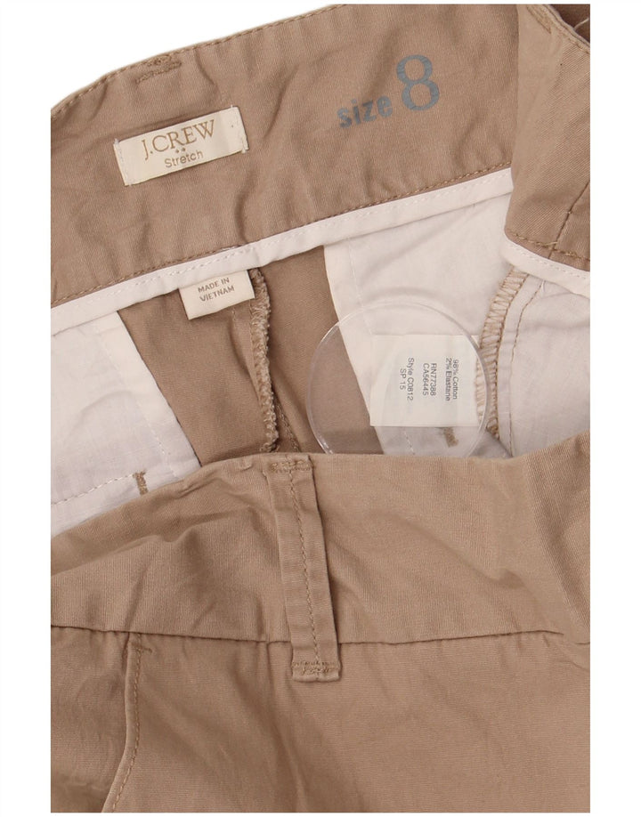 J. Crew Chino Shorts til kvinder US 8 Medium W32 Brun Bomuld