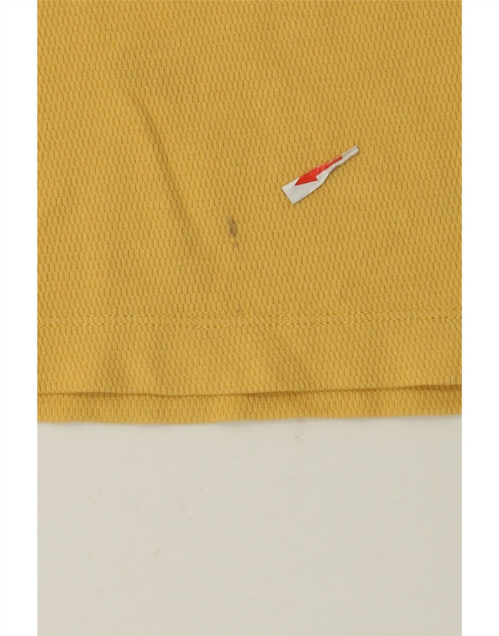 Massimo Dutti Herre Regular Fit T-shirt Top Medium Gul Bomuld