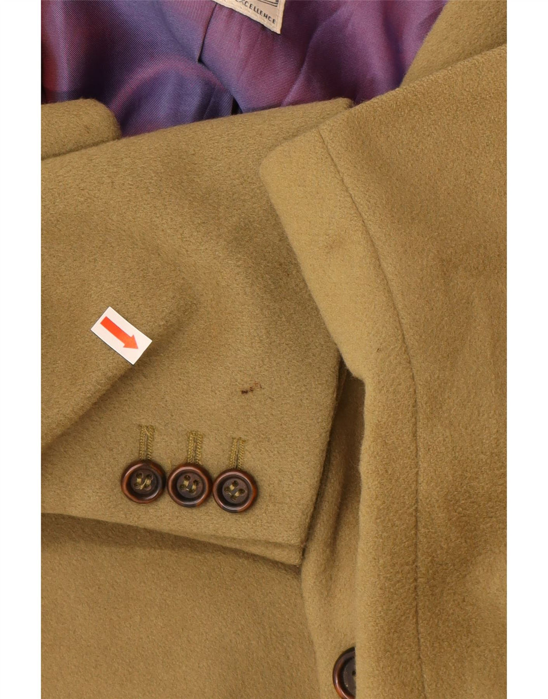 HUGO BOSS Herre 2-knaps blazerjakke EU 52 XL Beige Uld