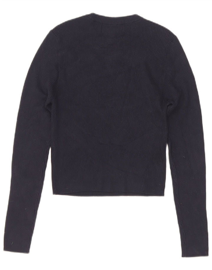 Marks & Spencer Dame Crop Top UK 4 XS Navy Blue