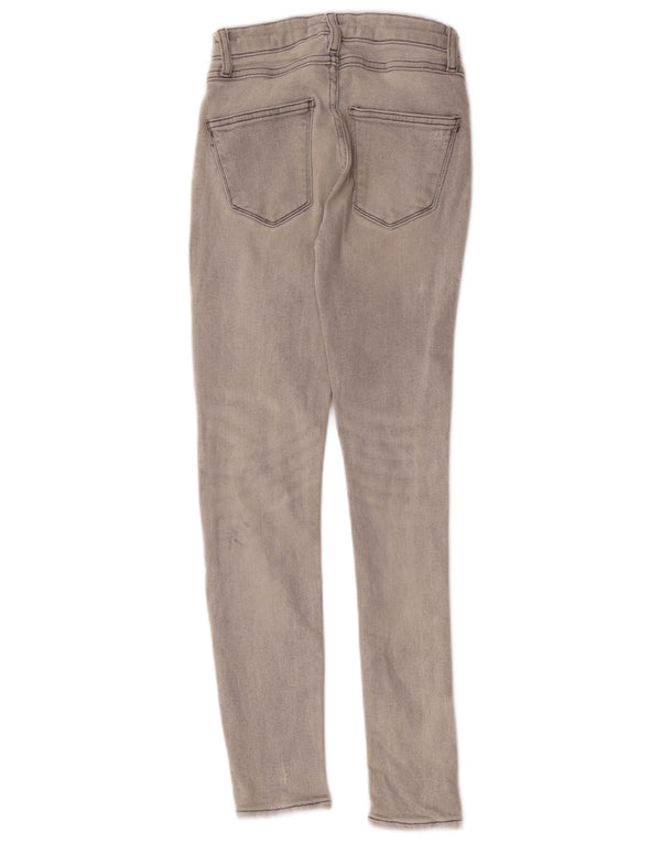 Zara Dame Skinny Jeans EU 36 XS W26 L27 Grå 80'erne