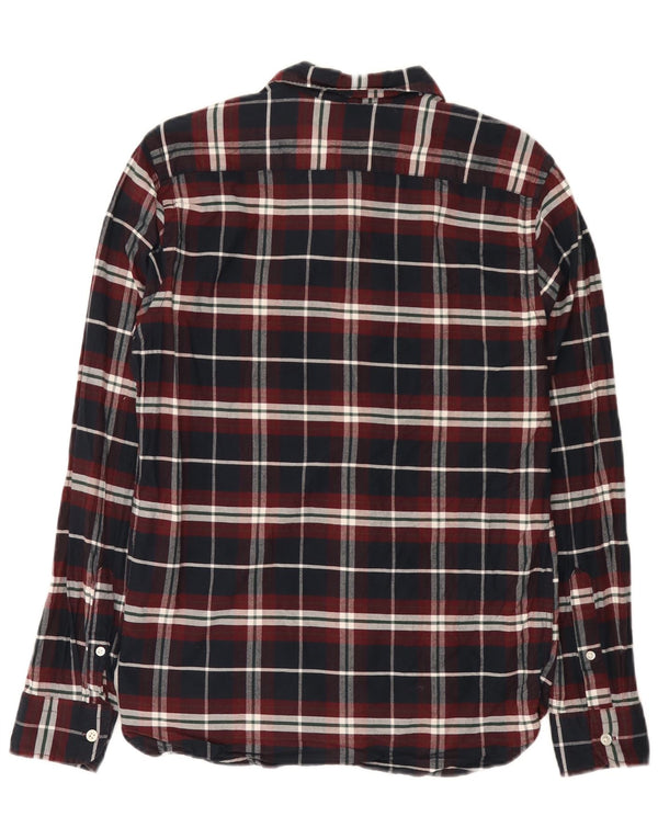Levi's Flanelskjorte til mænd, lille sort ternet bomuld