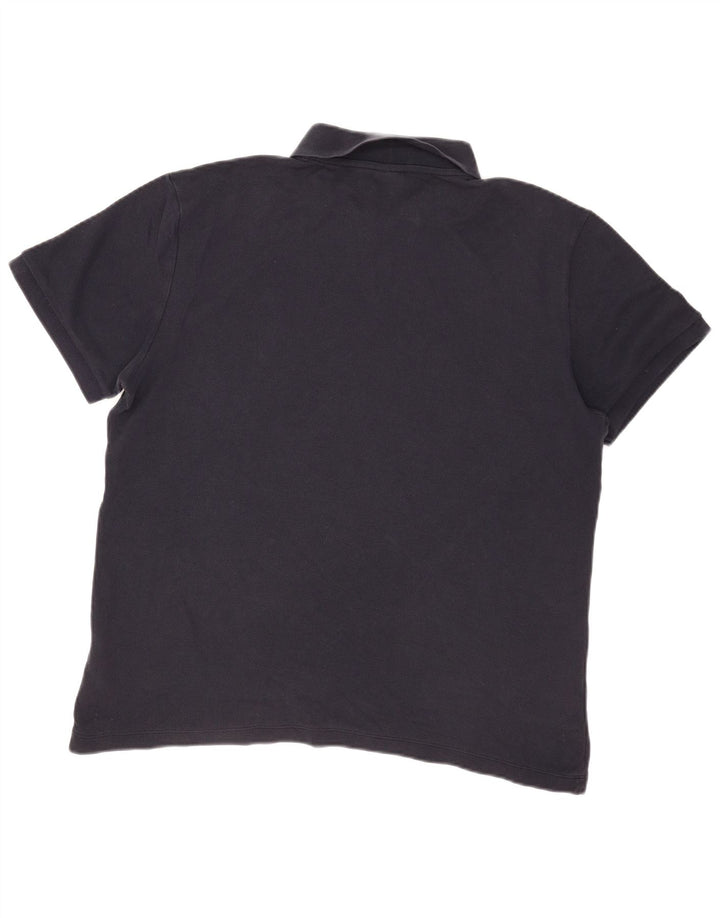 Hugo Boss herre poloshirt XL marineblå bomuld