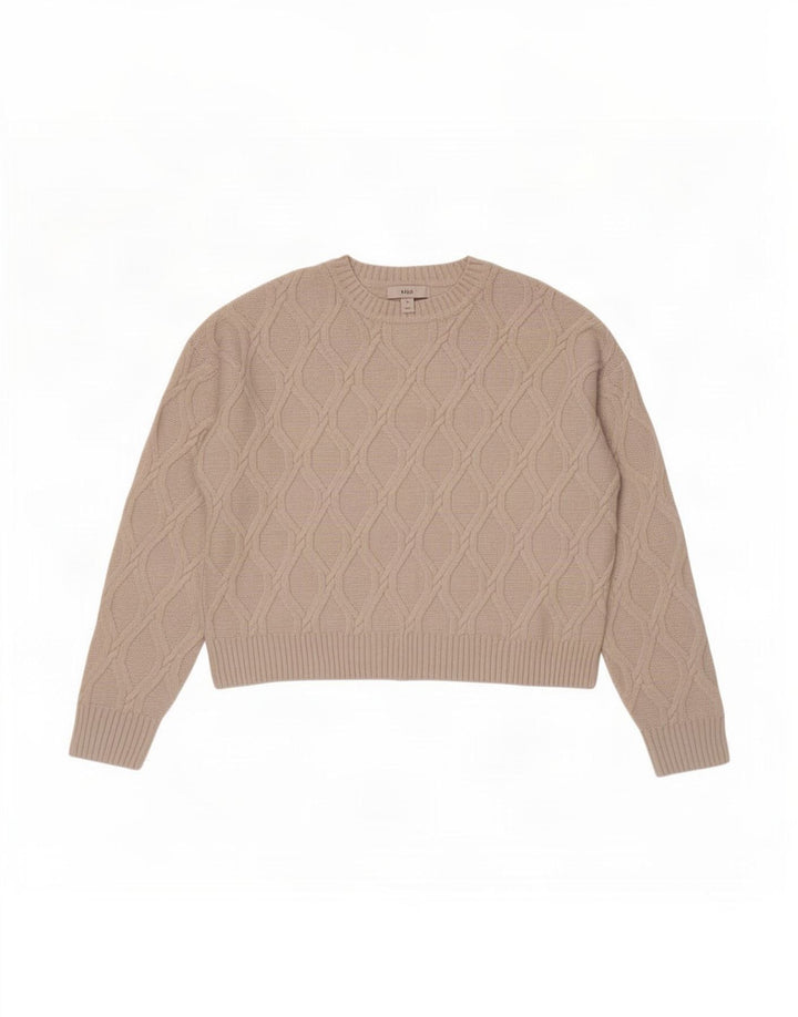 Marks & Spencer Dame sweater med rund hals DK 14 Medium Off White
