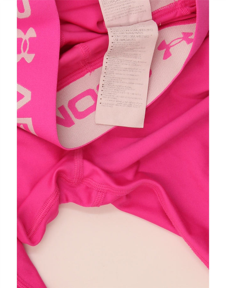 Under Armour Grafiske Leggings til kvinder UK 8 Small Pink Polyamide