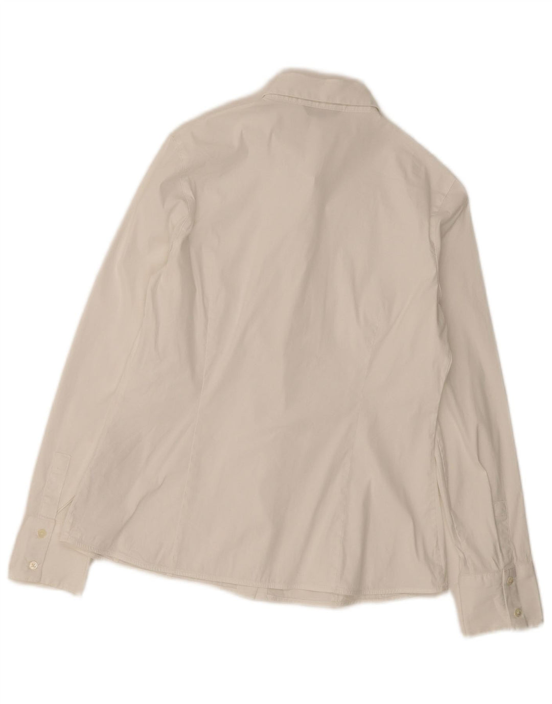 Massimo Dutti Dameskjorte EU 40 Medium Hvid Bomuld