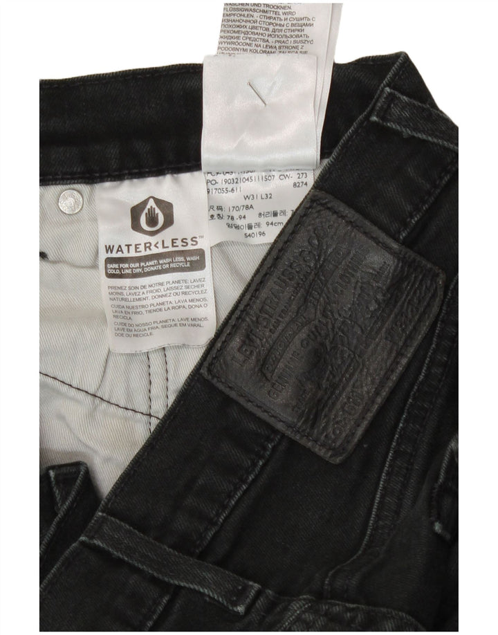 Levi's Herre 511 Slim Jeans W31 L26 Sort Bomuld