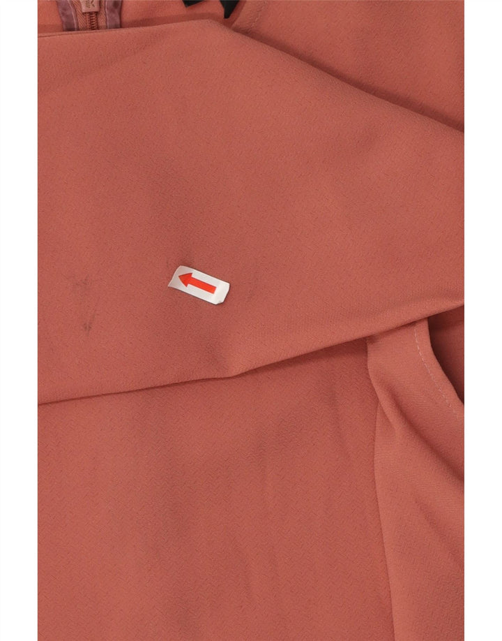 TOPSHOP Dame 3/4 ærmet oversize bluse Top UK 6 XS Pink Polyester