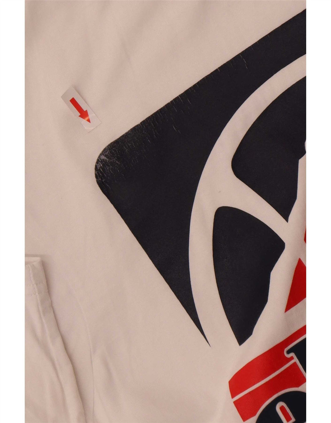 Ellesse Herre Grafisk T-Shirt Top Lille Hvid Bomuld