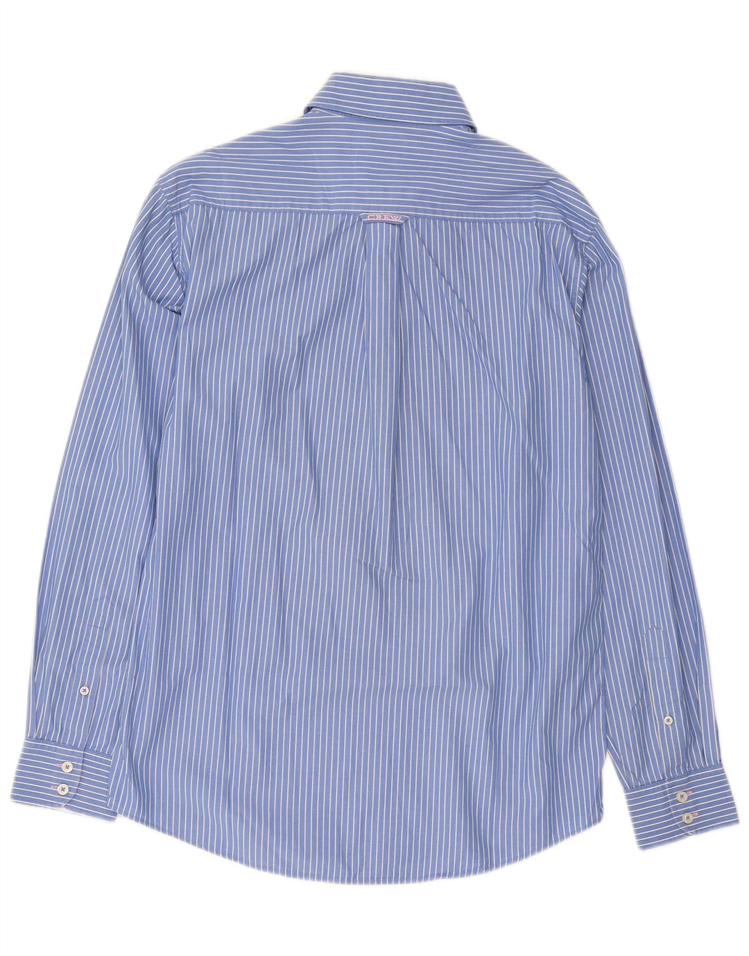 Crew Clothing Herreskjorte Medium Blue Pinstripe Bomuld
