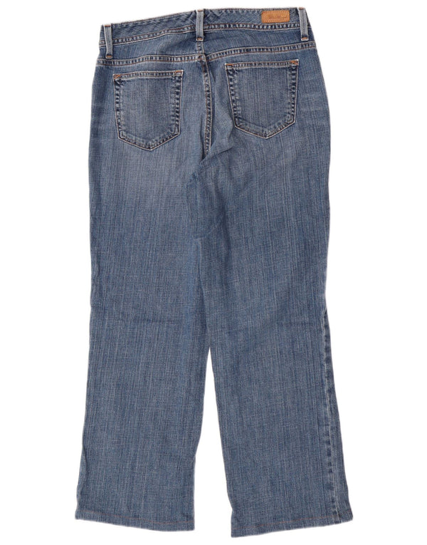 EDDIE BAUER Lige jeans til kvinder US 8 Medium W30 L25, 28 Blå Bomuld