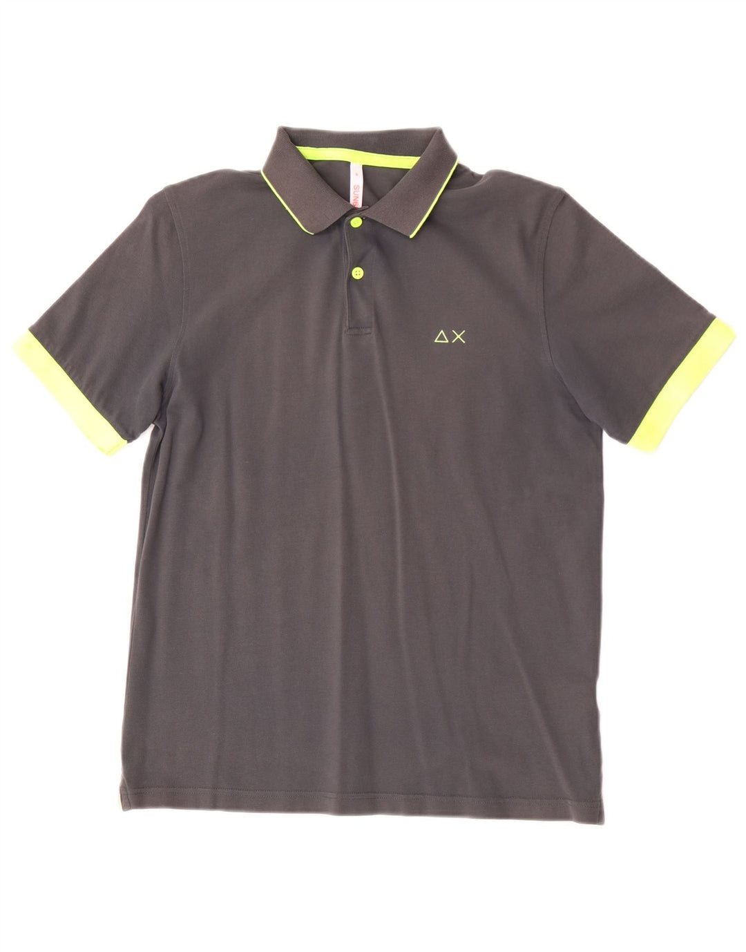 Sun68 herre poloshirt mellemgrå bomuld