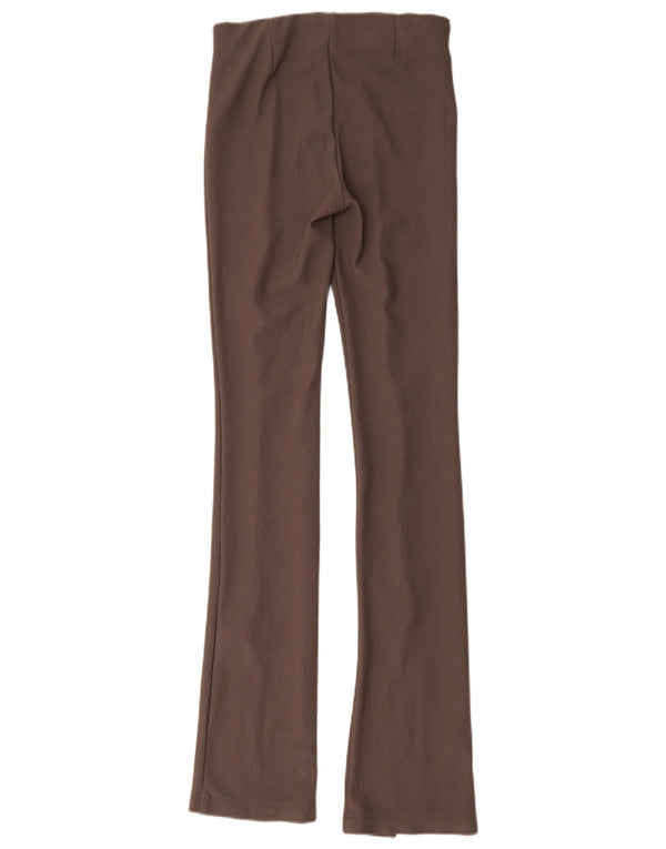Zara Dame Flare Casual Bukser XS W24 L34 Grå