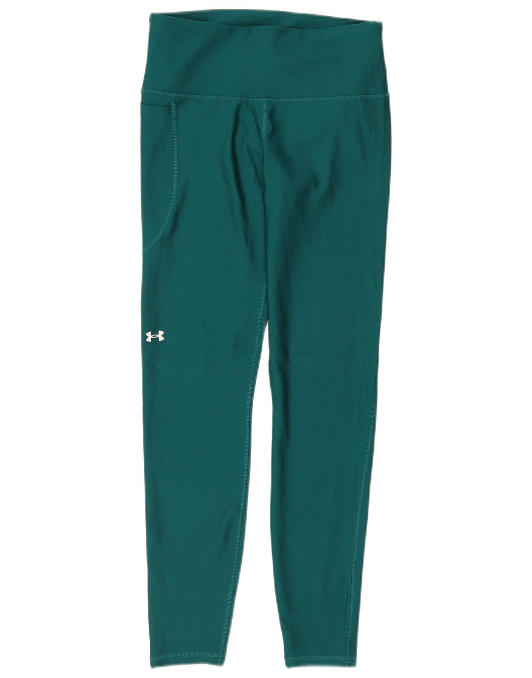 UNDER ARMOUR Dame Leggings UK 12 Medium Green Polyester