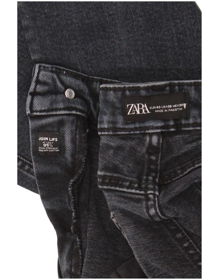 Zara Womens Cropped Jeans EU 40 Medium W30 L25 Marineblå Bomuld