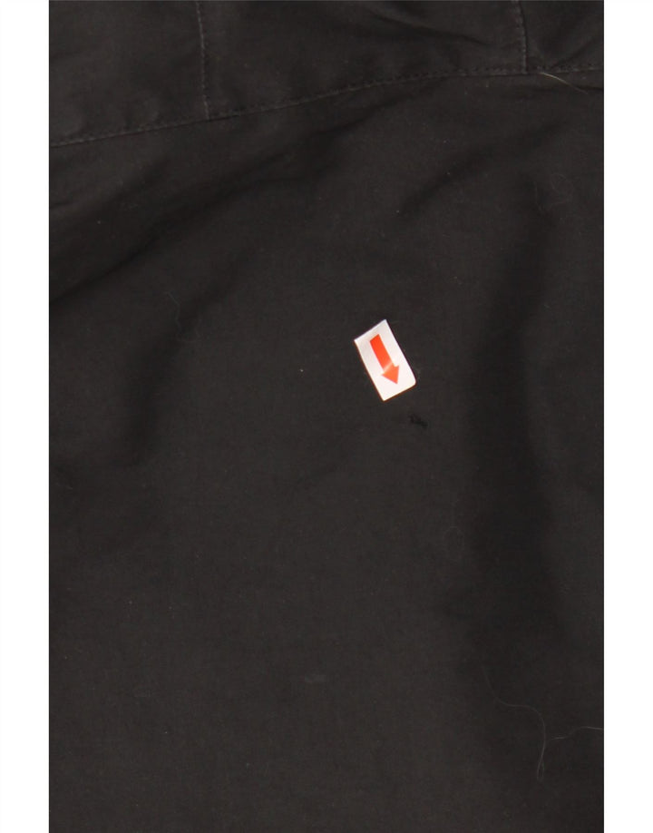 Jack Wolfskin Herre Hooded Windbreaker Jacket UK 48 2XL Sort Polyester