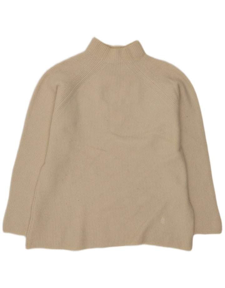 MARINA YACHTING Herre Turtle Neck Jumper Sweater Stor Beige Uld