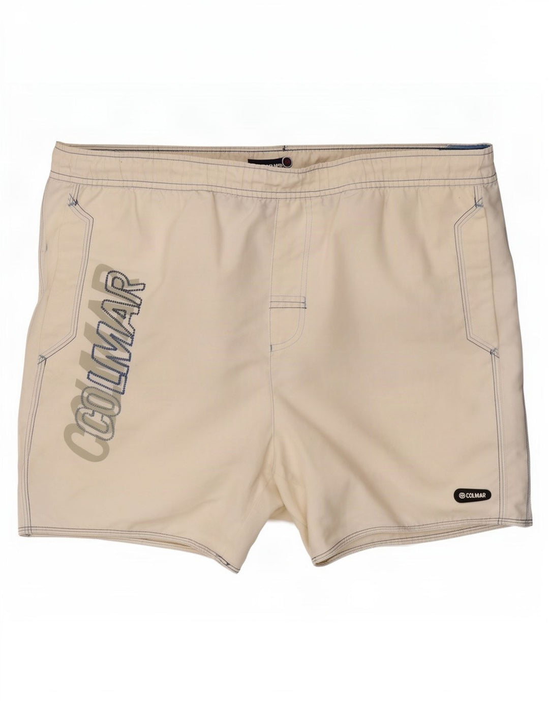 Colmar Herre grafiske badeshorts IT 52 Large White Polyester