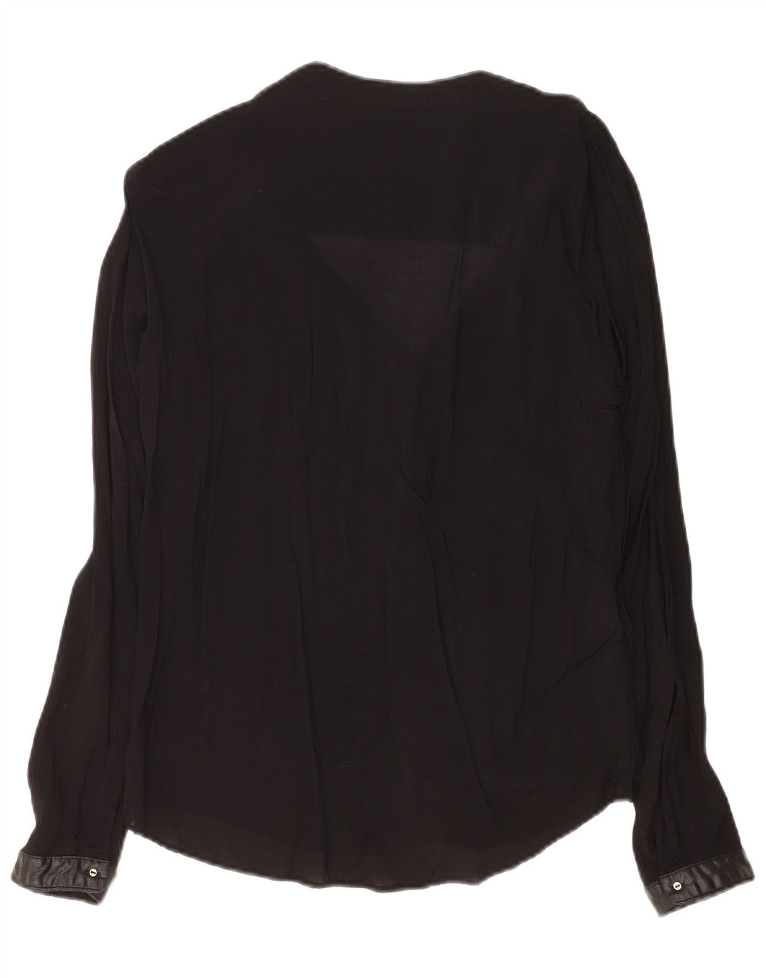 Zara Dame Langærmet Bluse UK 14 Stor Sort