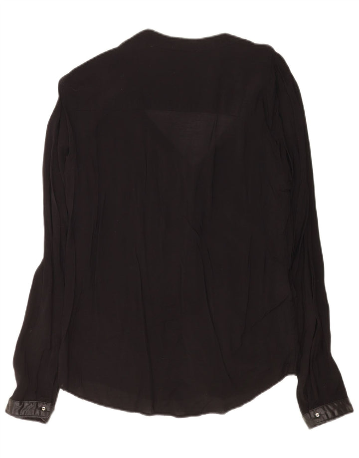 Zara Dame Langærmet Bluse UK 14 Stor Sort