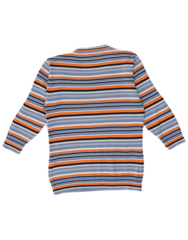 Gap Dame 3/4-ærmet Boat Neck sweater UK 6 XS Blåstribet bomuld