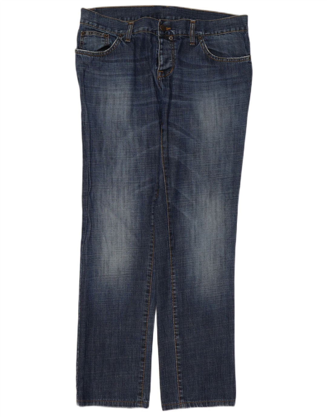 RICHMOND Womens Straight Jeans W35 L31 Blue