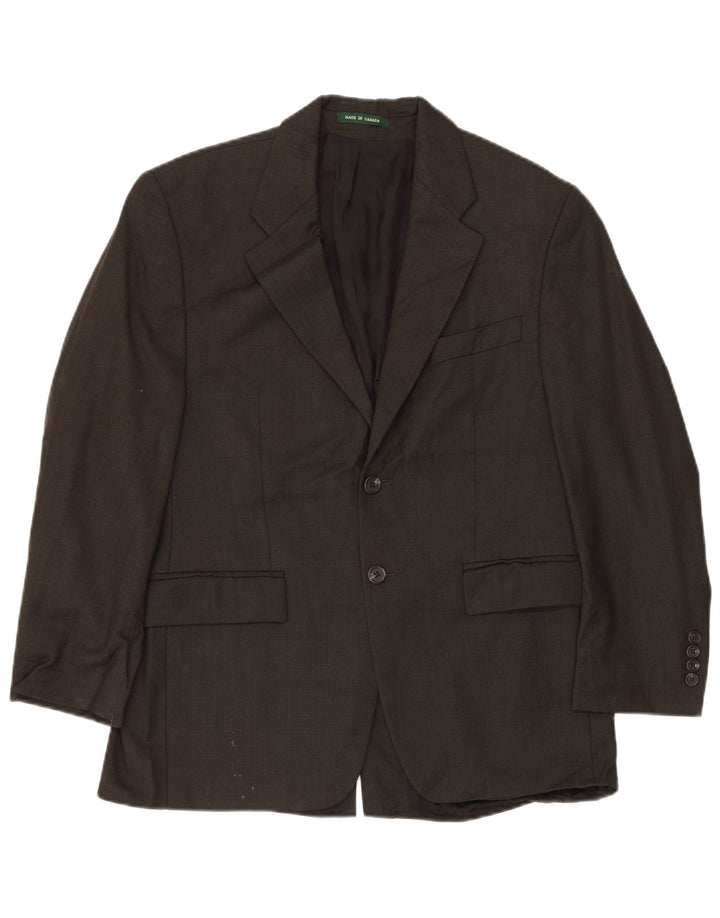 Ralph Lauren Herre 2 Button Blazer Jacket IT 56 2XL Sort Uld