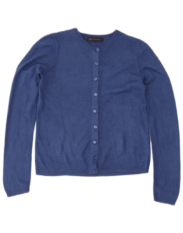 Marks & Spencer dame cardigan sweater UK 6 XS Blue