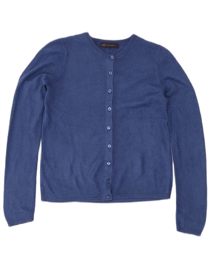 Marks & Spencer dame cardigan sweater UK 6 XS Blue