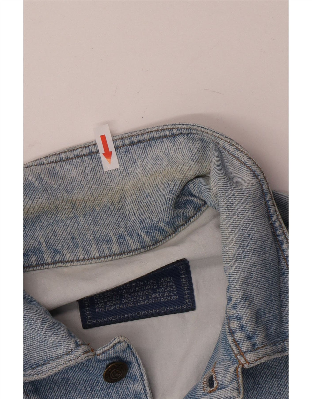 POP 84 Herre denimjakke UK 40 Large Blue